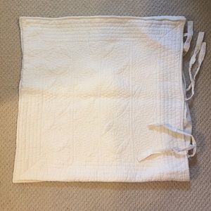 Pottery barn euro shams cream color, set of 2